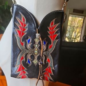 WESTERN BOOT CROSS BODY